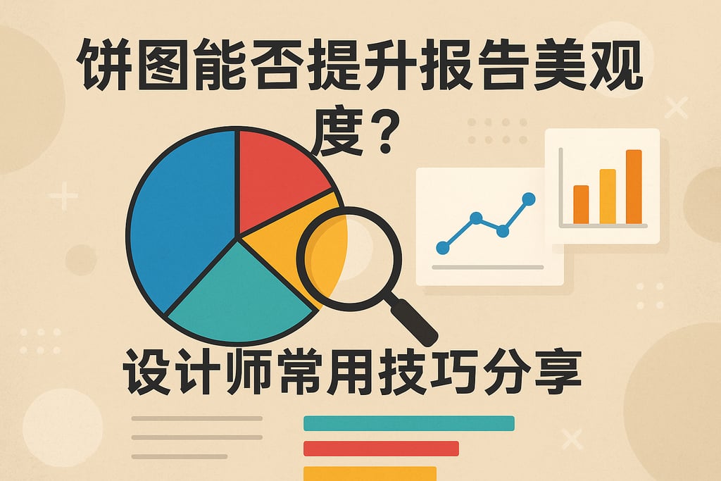饼图能否提升报告美观度？设计师常用技巧分享