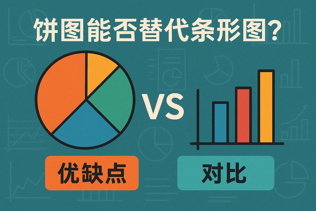 饼图能否替代条形图？数据展示方式优劣对比