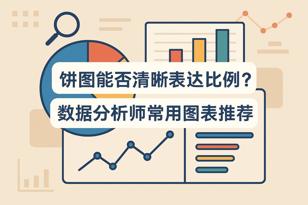 饼图能否清晰表达比例？数据分析师常用图表推荐