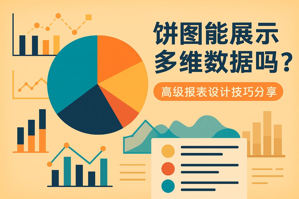 饼图能展示多维数据吗？高级报表设计技巧分享