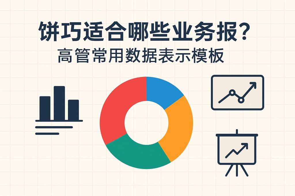 饼图适合哪些业务汇报？高管常用数据展示模板