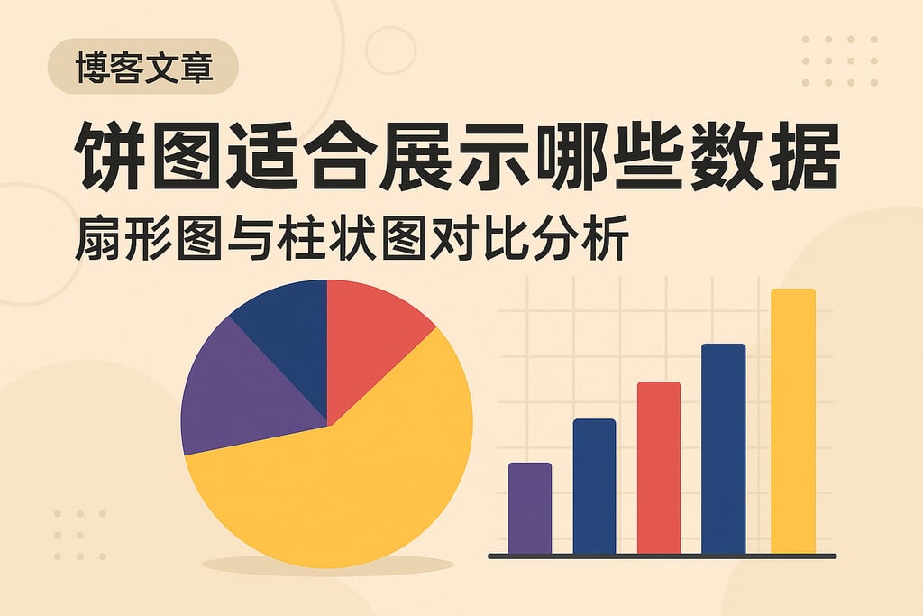 饼图适合展示哪些数据？扇形图与柱状图对比分析