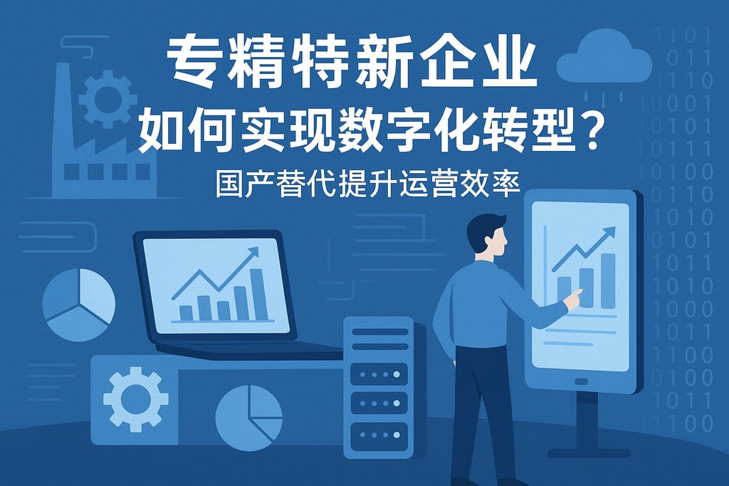专精特新企业如何实现数字化转型？国产替代提升运营效率