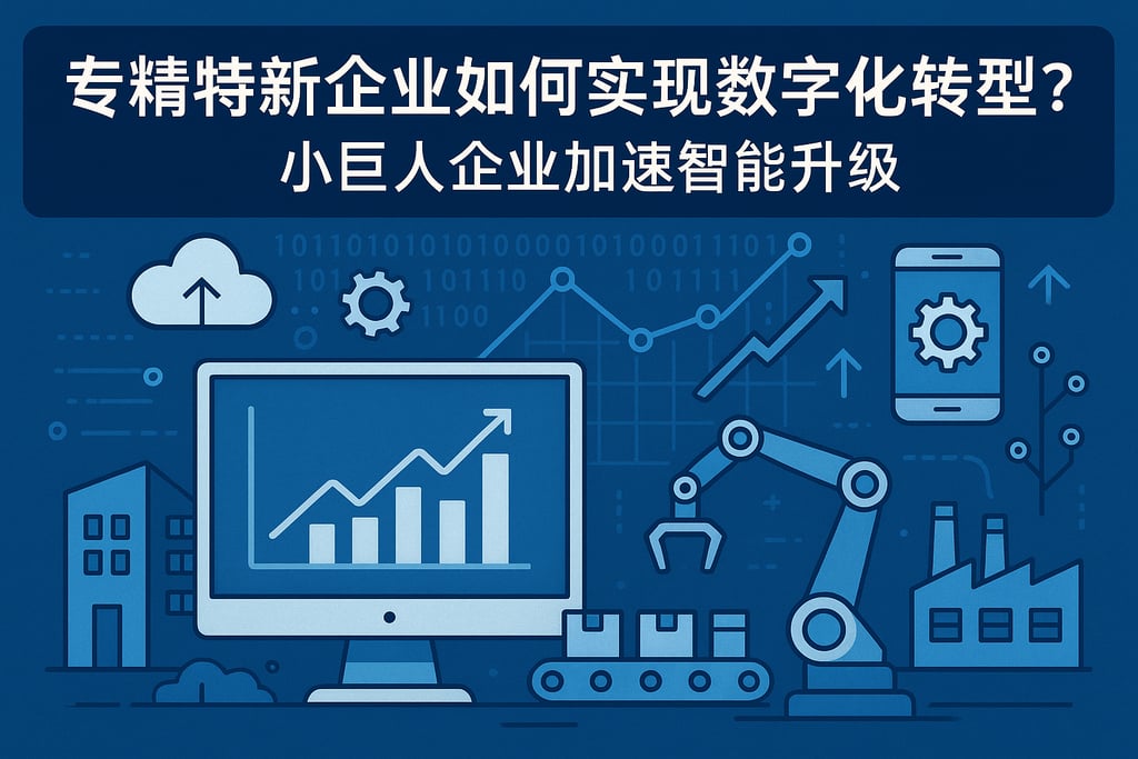 专精特新企业如何实现数字化转型？小巨人企业加速智能升级