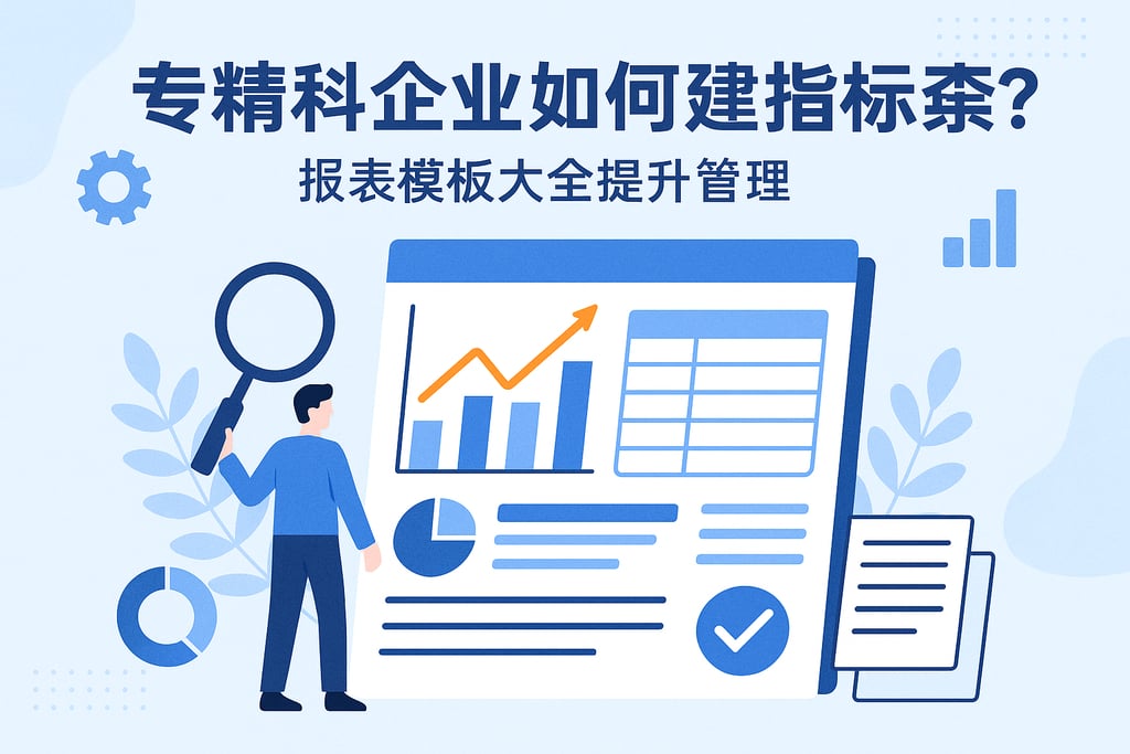 专精特新企业如何构建指标体系？报表模板大全提升管理
