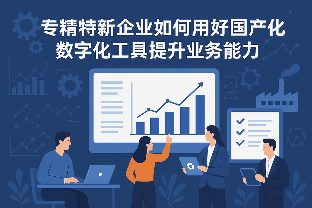 专精特新企业如何用好国产化？数字化工具提升业务能力