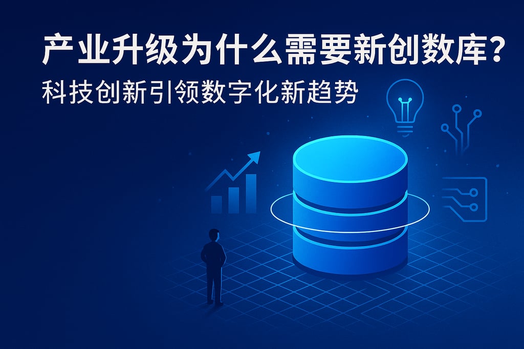 产业升级为什么需要新创数据库？科技创新引领数字化新趋势