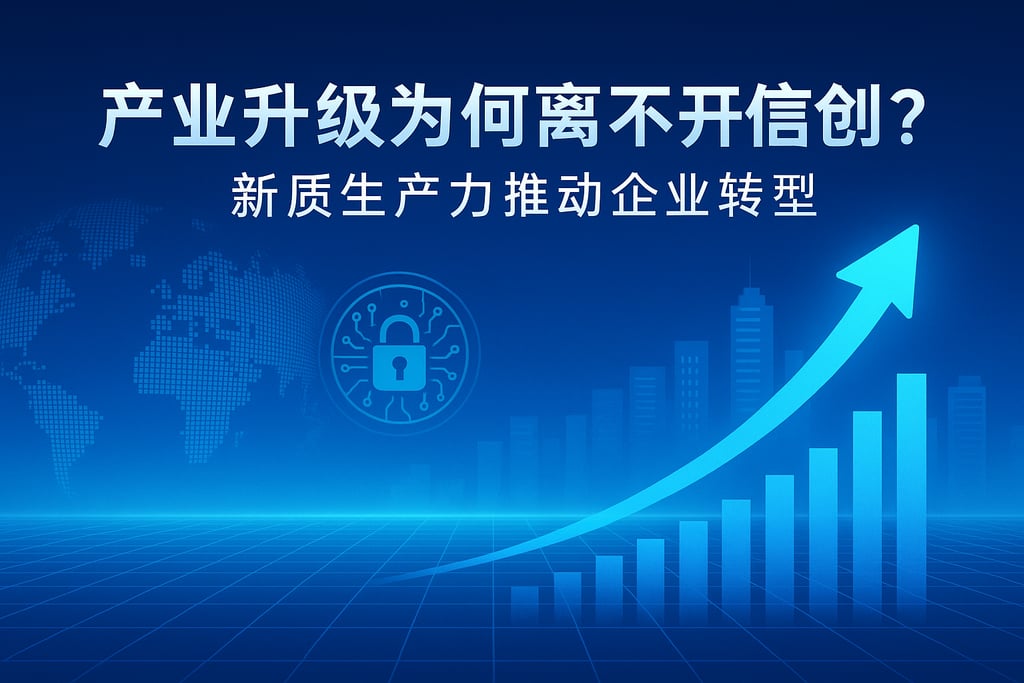 产业升级为何离不开信创？新质生产力推动企业转型
