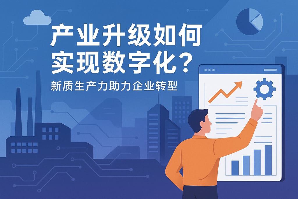 产业升级如何实现数字化？新质生产力助力企业转型