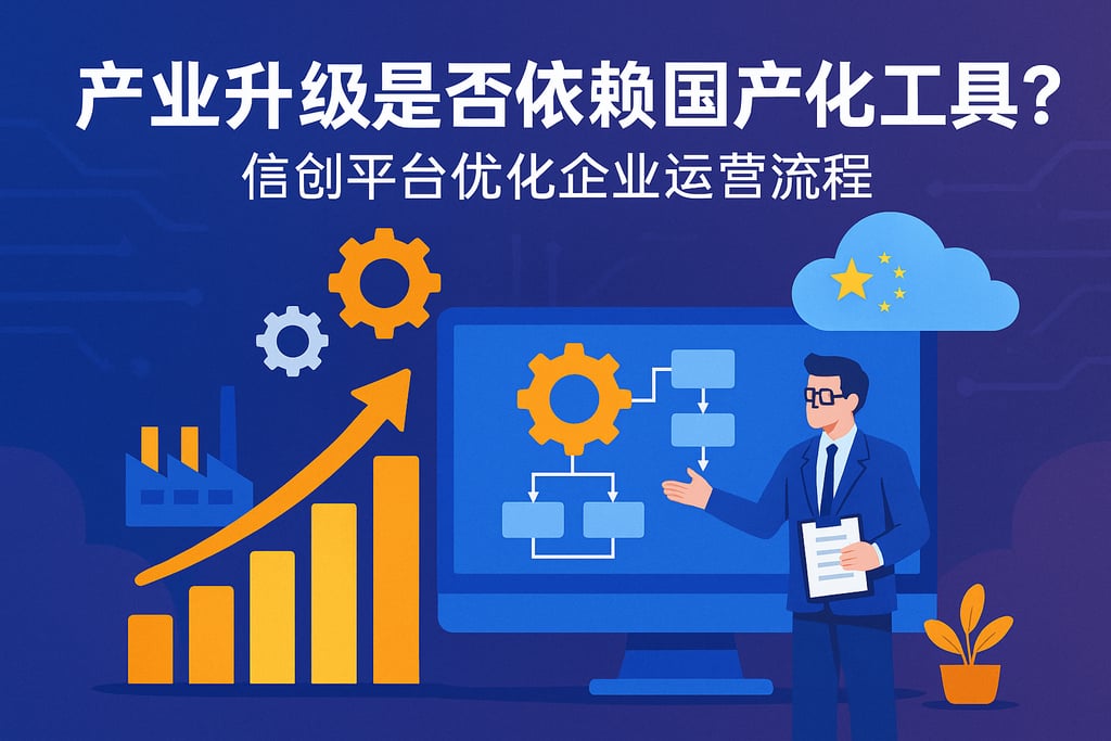 产业升级是否依赖国产化工具？信创平台优化企业运营流程