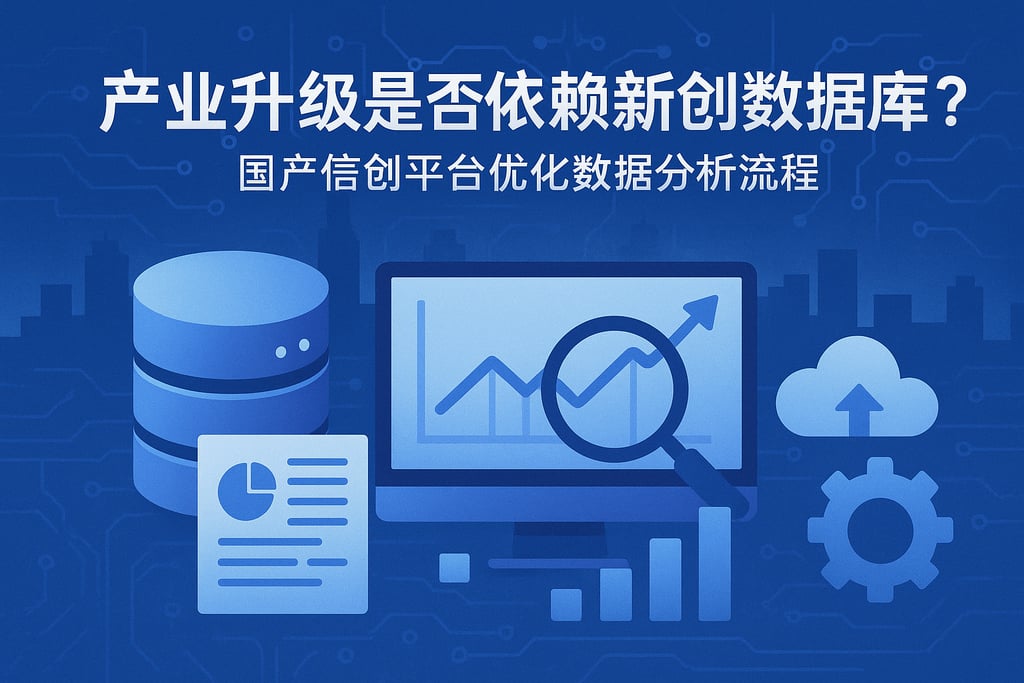 产业升级是否依赖新创数据库？国产信创平台优化数据分析流程