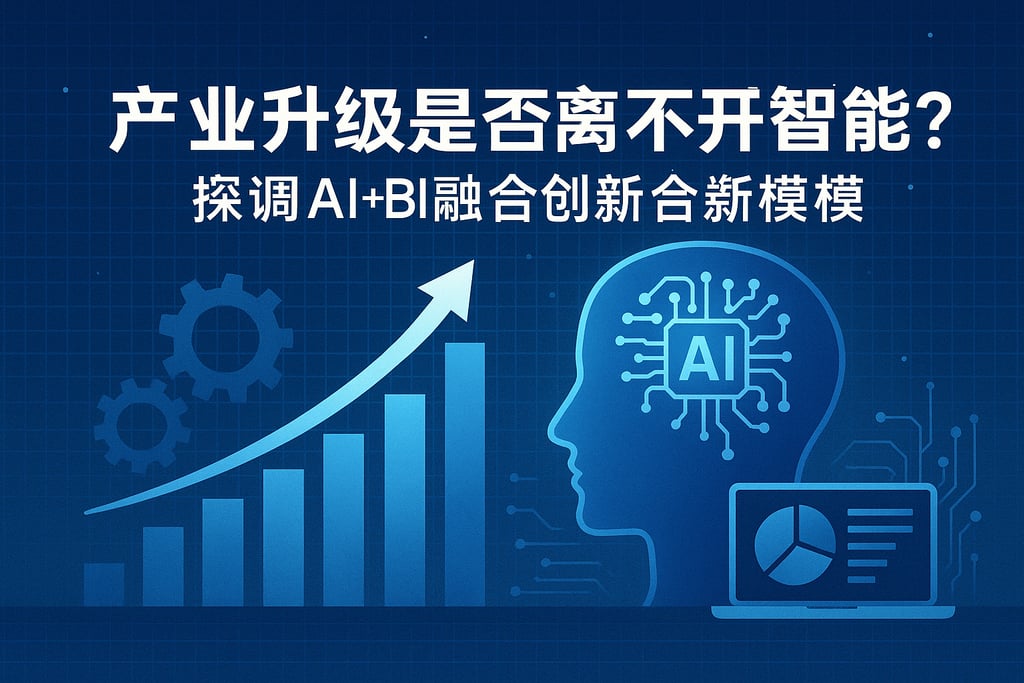 产业升级是否离不开人工智能赋能？探讨AI+BI融合创新模式
