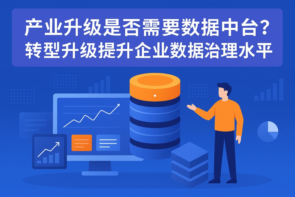 产业升级是否需要数据中台？转型升级提升企业数据治理水平