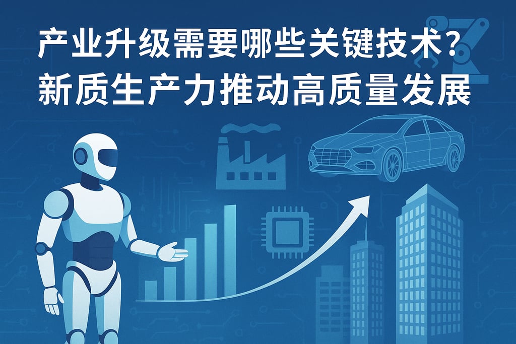 产业升级需要哪些关键技术？新质生产力推动高质量发展