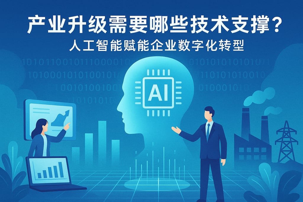 产业升级需要哪些技术支撑？人工智能赋能企业数字化转型