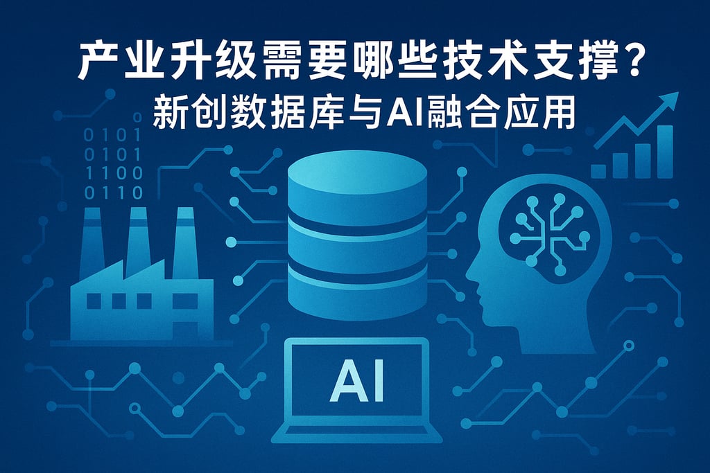 产业升级需要哪些技术支撑？新创数据库与AI融合应用