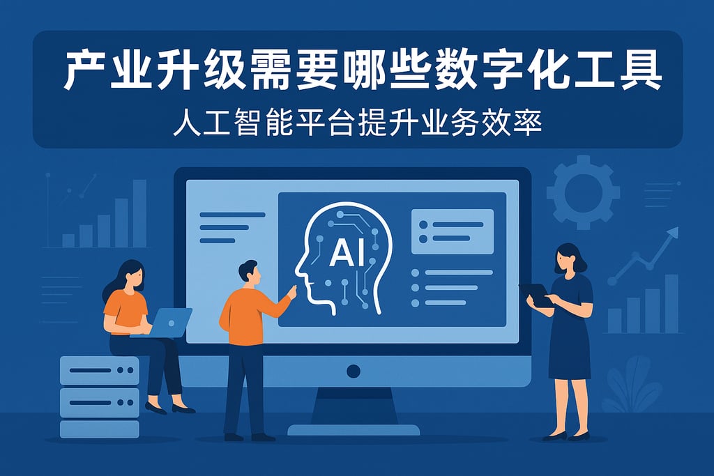 产业升级需要哪些数字化工具？人工智能平台提升业务效率
