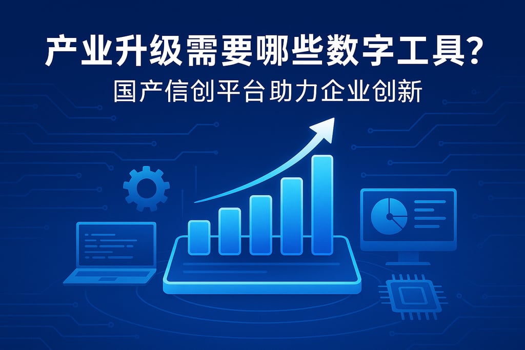 产业升级需要哪些数字工具？国产信创平台助力企业创新