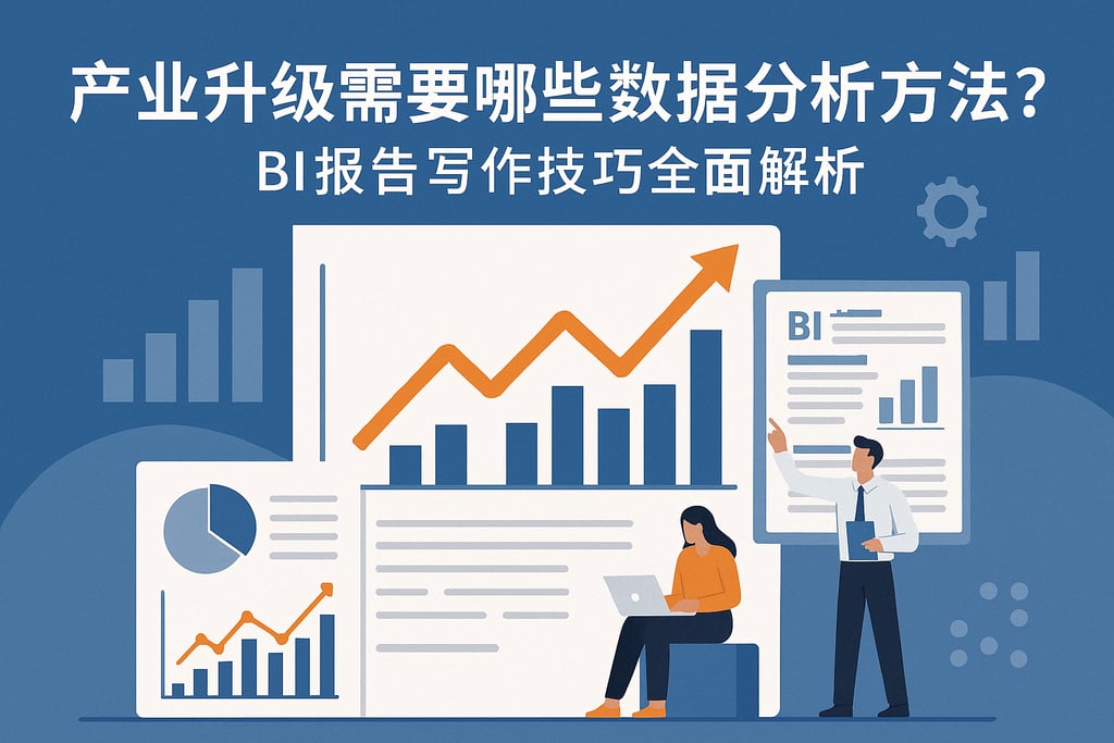 产业升级需要哪些数据分析方法？BI报告写作技巧全面解析