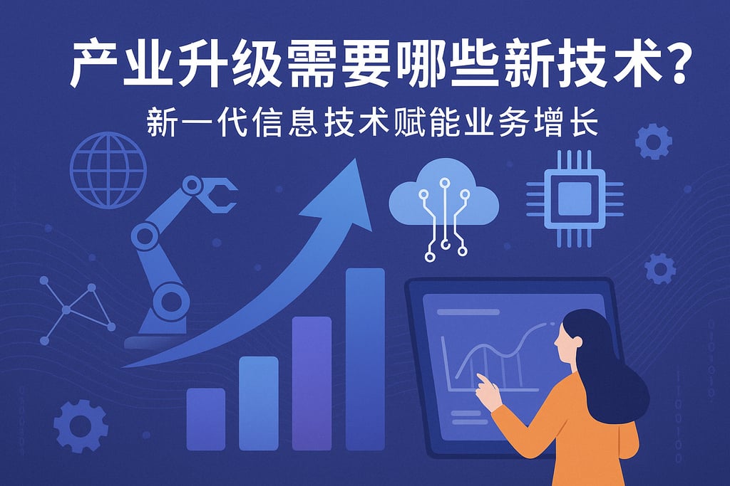 产业升级需要哪些新技术？新一代信息技术赋能业务增长