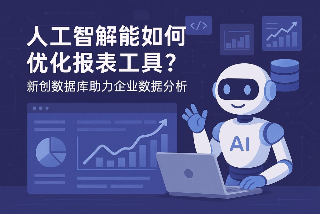 人工智能如何优化报表工具？新创数据库助力企业数据分析