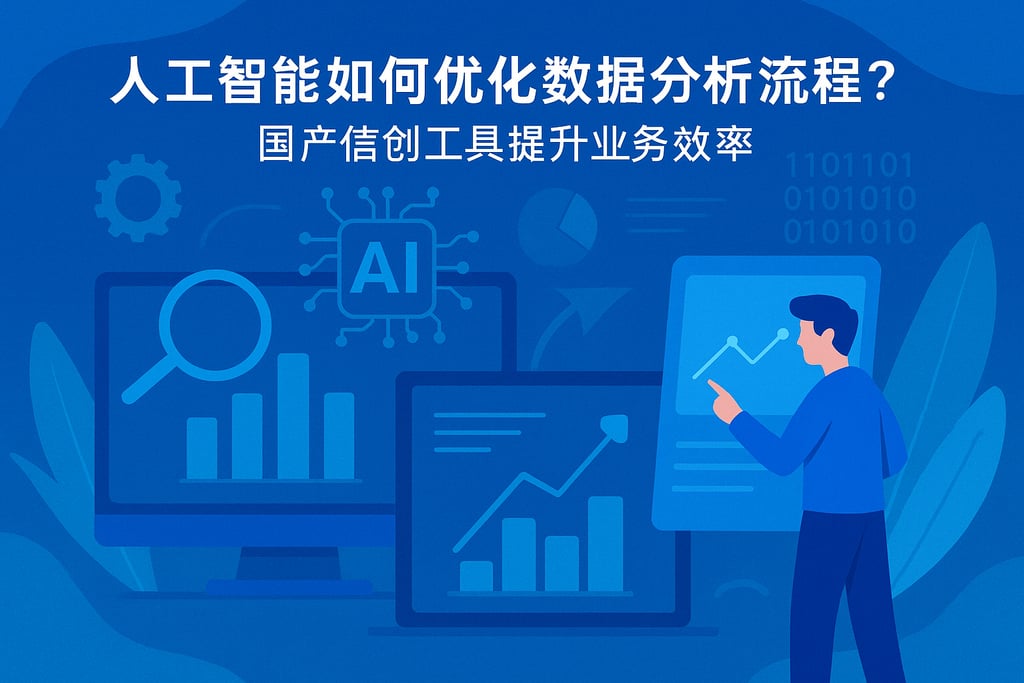 人工智能如何优化数据分析流程？国产信创工具提升业务效率