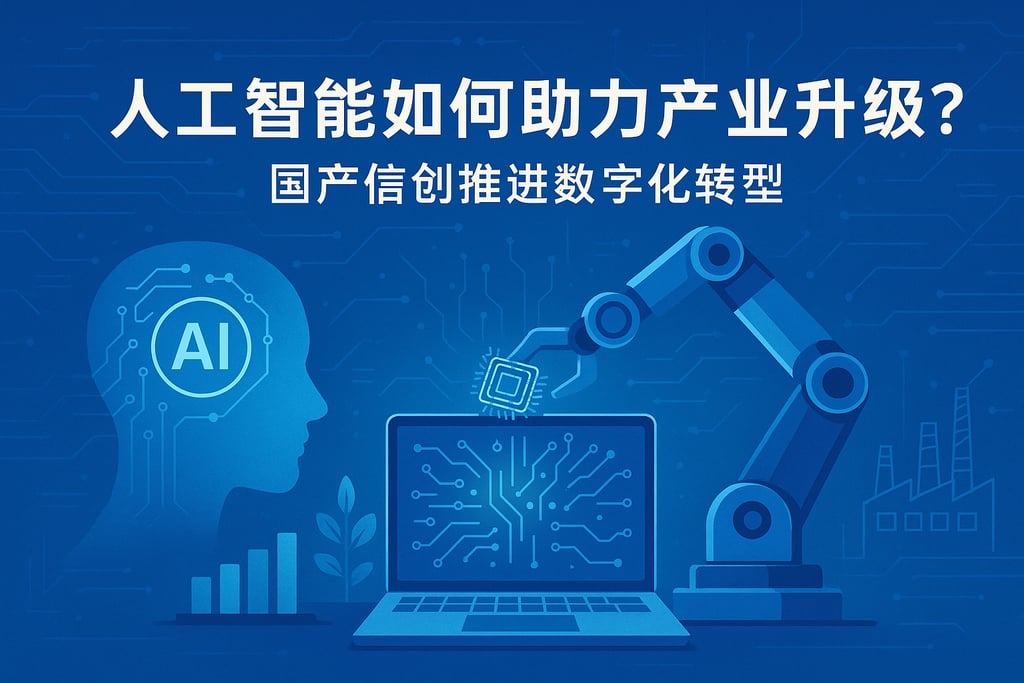 人工智能如何助力产业升级？国产信创推动数字化转型