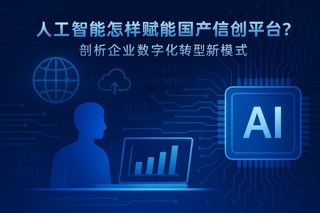 人工智能怎样赋能国产信创平台？剖析企业数字化转型新模式