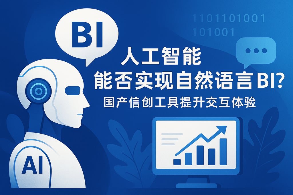 人工智能能否实现自然语言BI？国产信创工具提升交互体验
