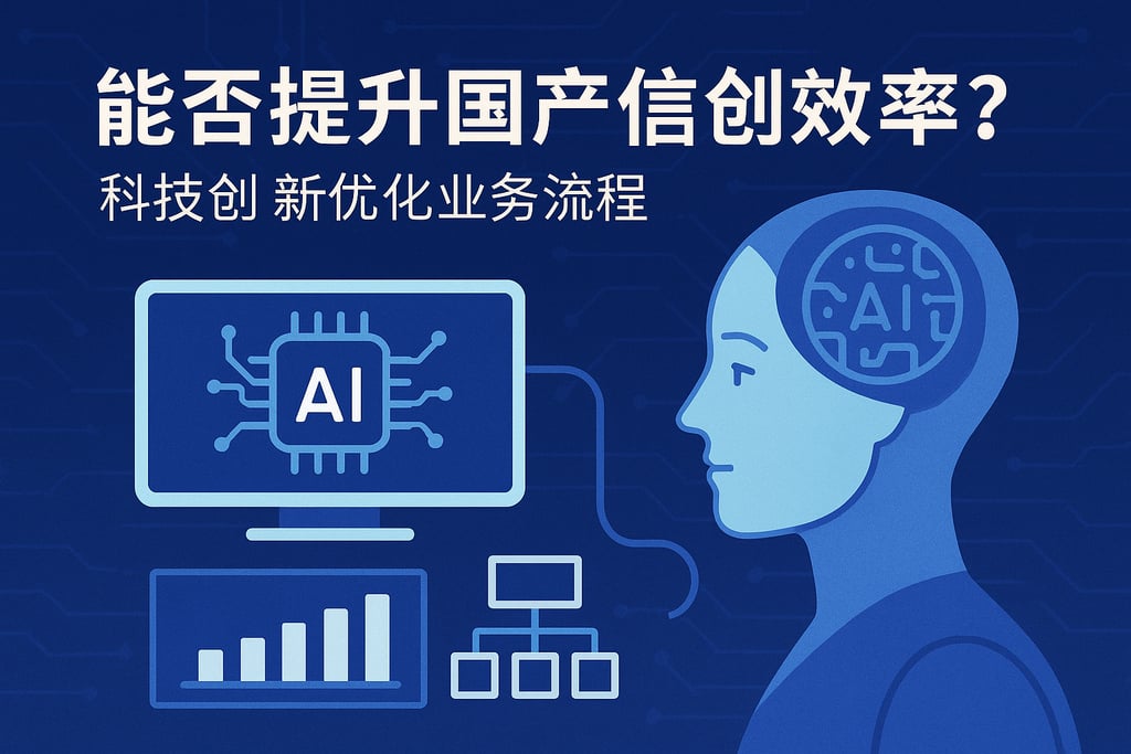 人工智能能否提升国产信创效率？科技创新优化业务流程