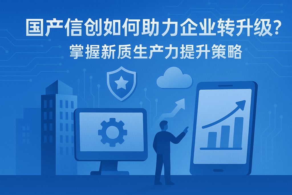 国产信创如何助力企业转型升级？掌握新质生产力提升策略