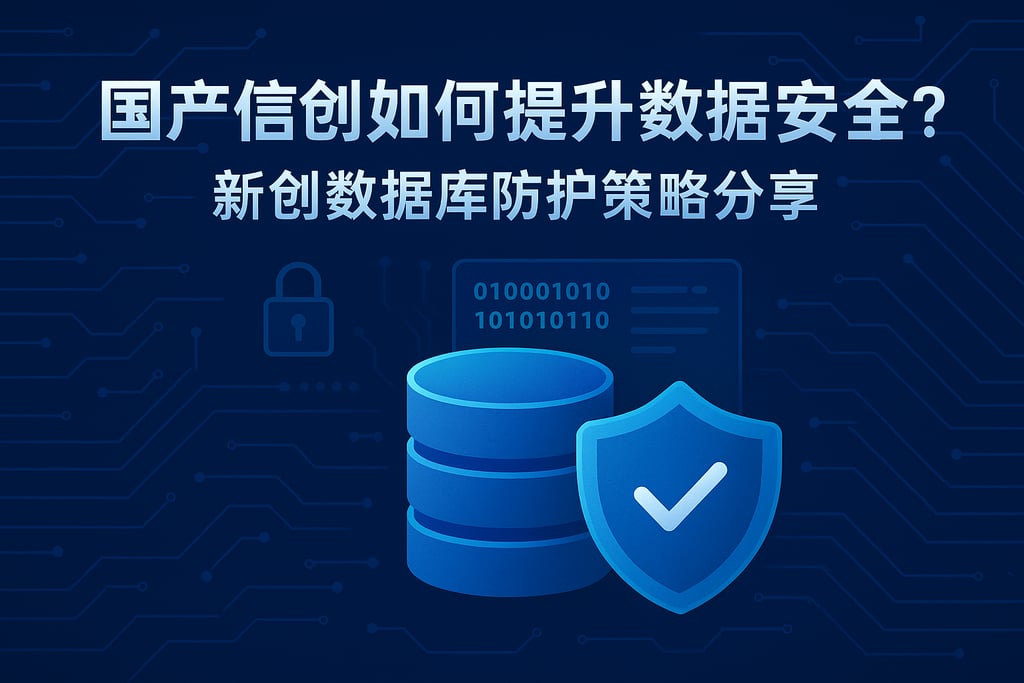 国产信创如何提升数据安全？新创数据库防护策略分享
