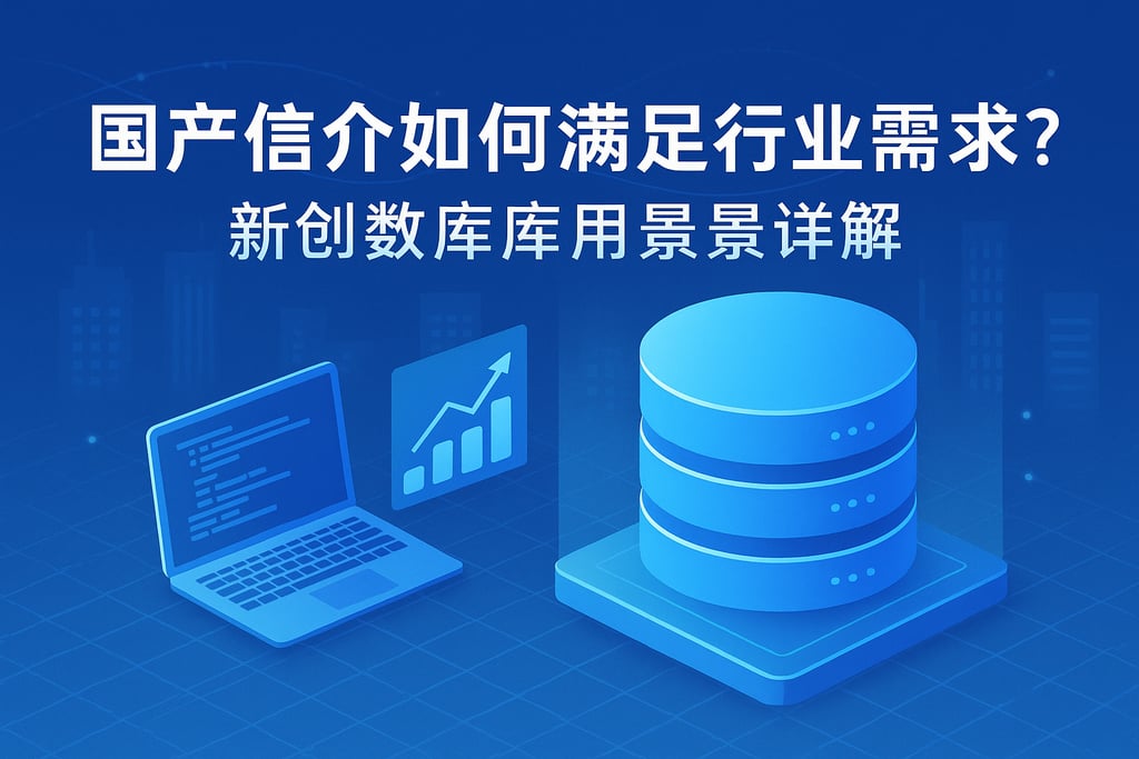 国产信创如何满足行业需求？新创数据库应用场景详解