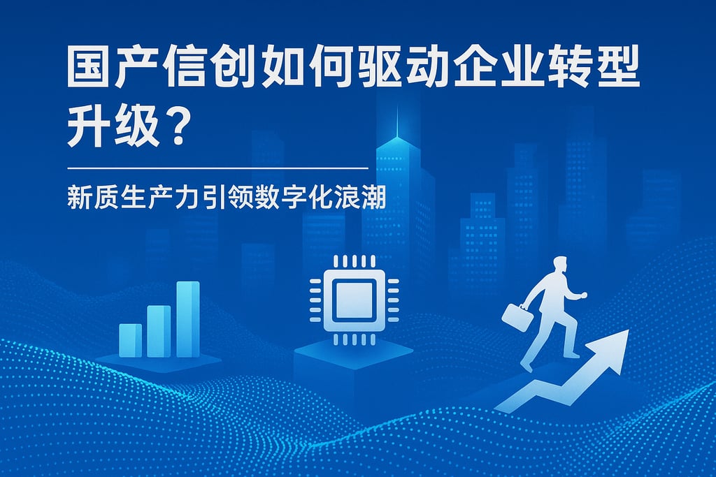国产信创如何驱动企业转型升级？新质生产力引领数字化浪潮