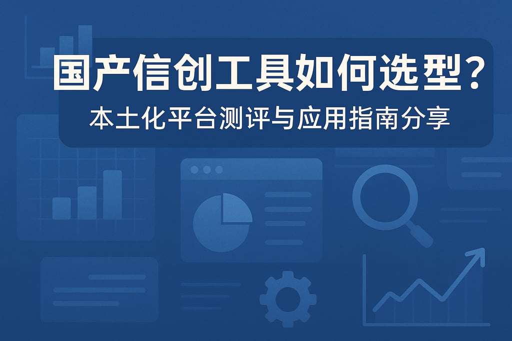 国产信创工具如何选型？本土化平台测评与应用指南分享