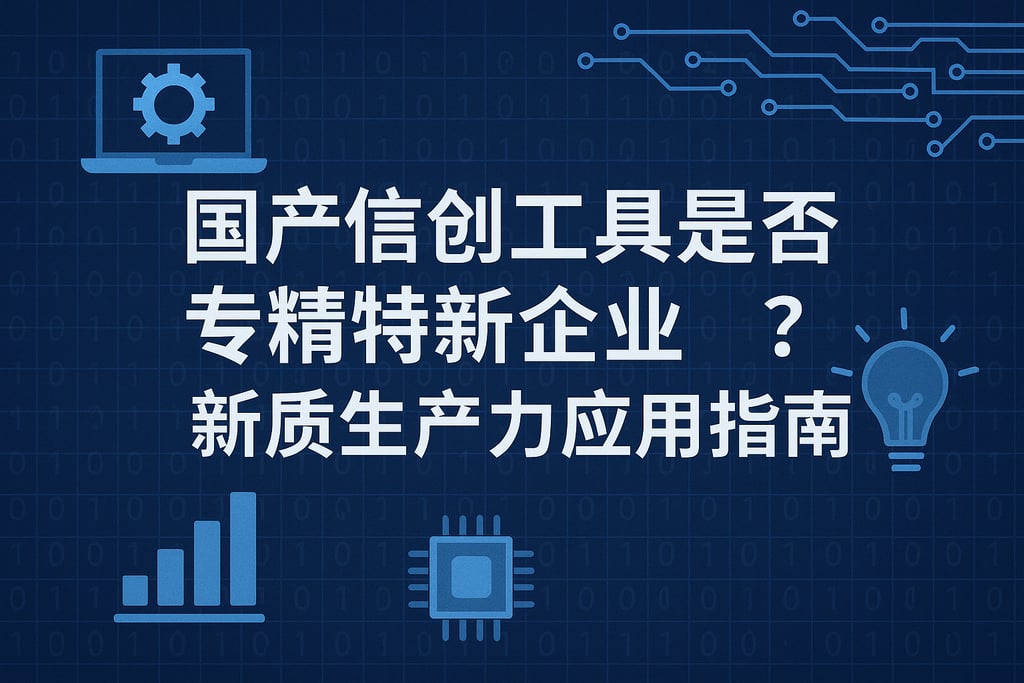 国产信创工具是否适合专精特新企业？分享新质生产力应用指南
