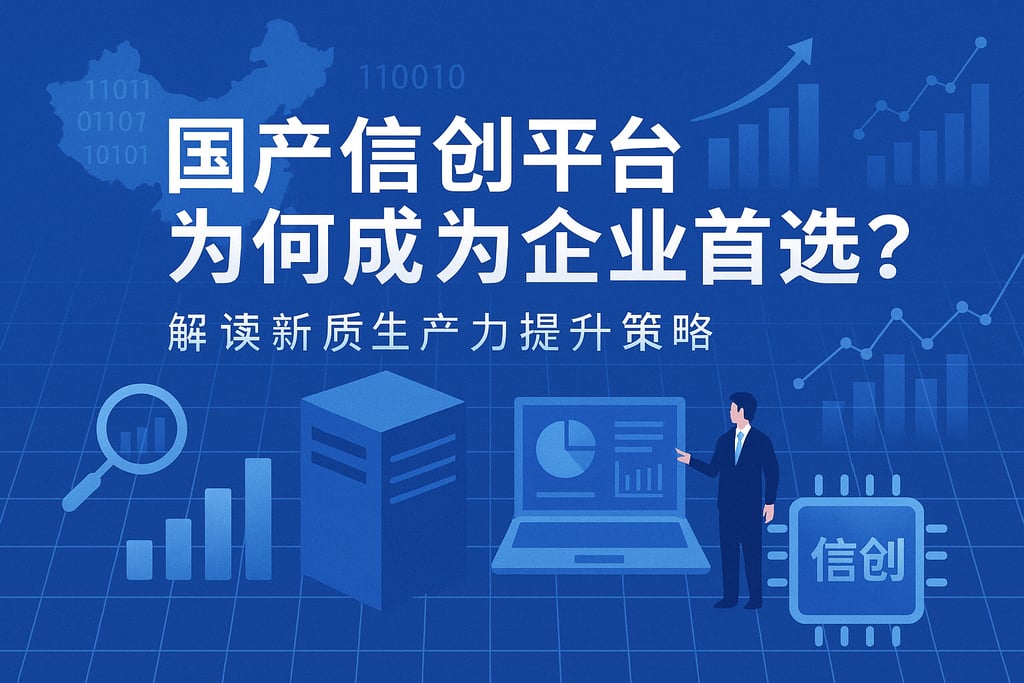 国产信创平台为何成为企业首选？解读新质生产力提升策略