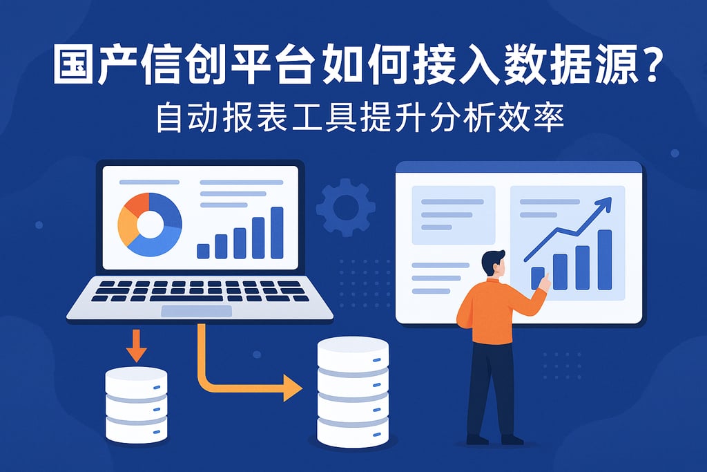 国产信创平台如何接入数据源？自动报表工具提升分析效率