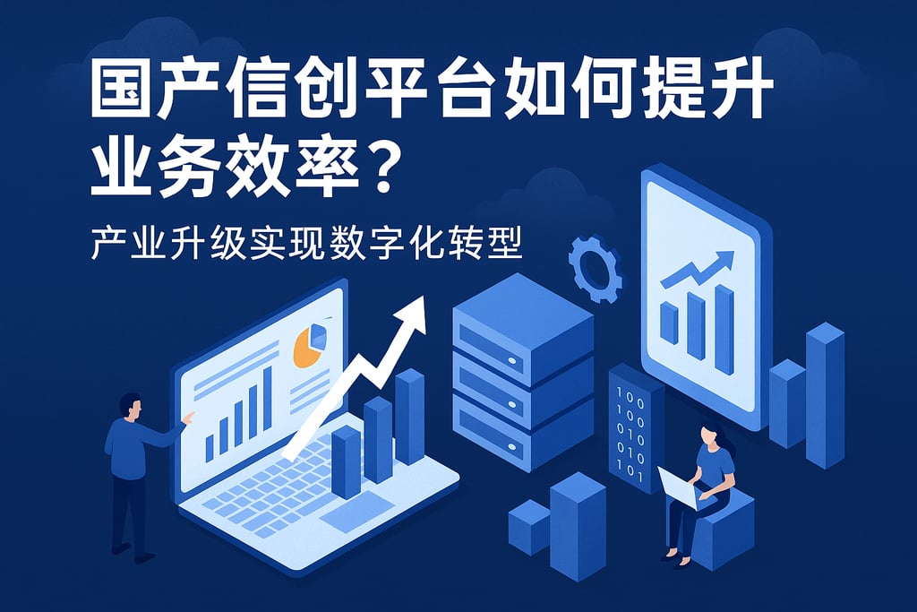 国产信创平台如何提升业务效率？产业升级实现数字化转型