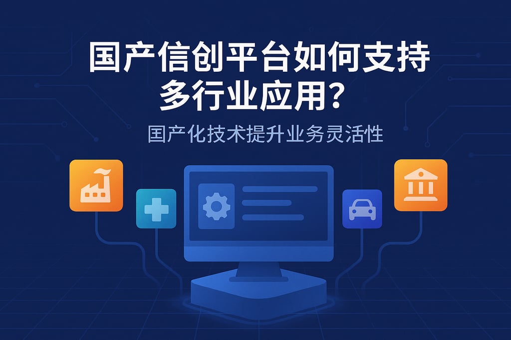 国产信创平台如何支持多行业应用？国产化技术提升业务灵活性