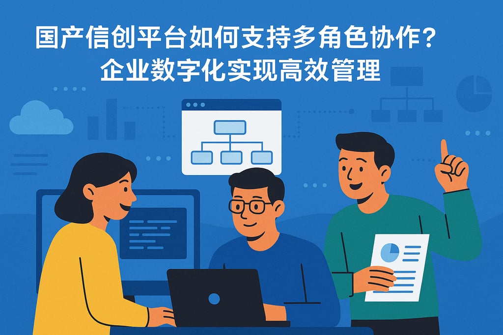 国产信创平台如何支持多角色协作？企业数字化实现高效管理