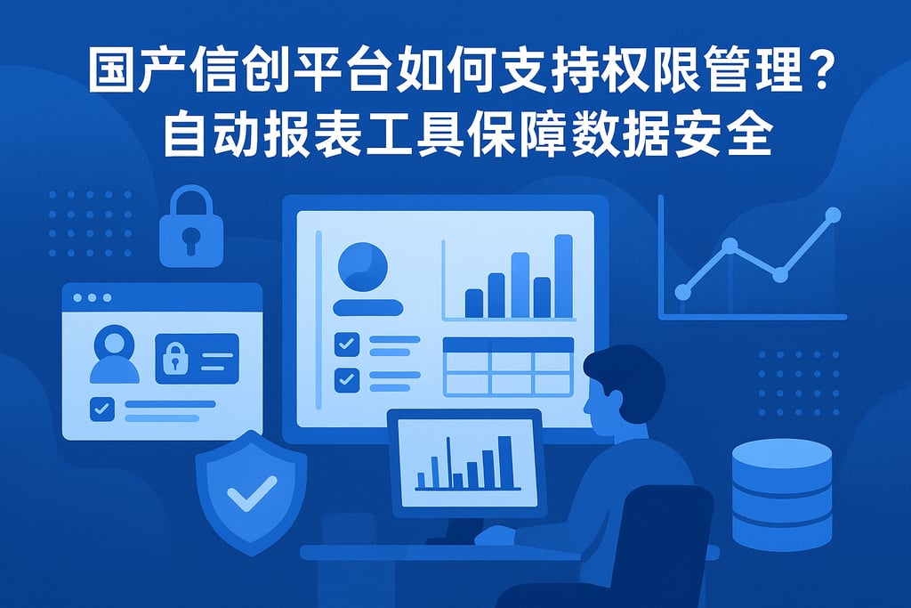国产信创平台如何支持权限管理？自动报表工具保障数据安全