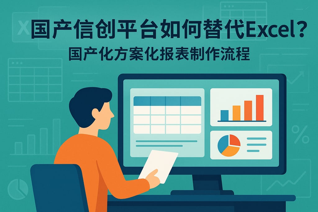 国产信创平台如何替代Excel？国产化方案简化报表制作流程
