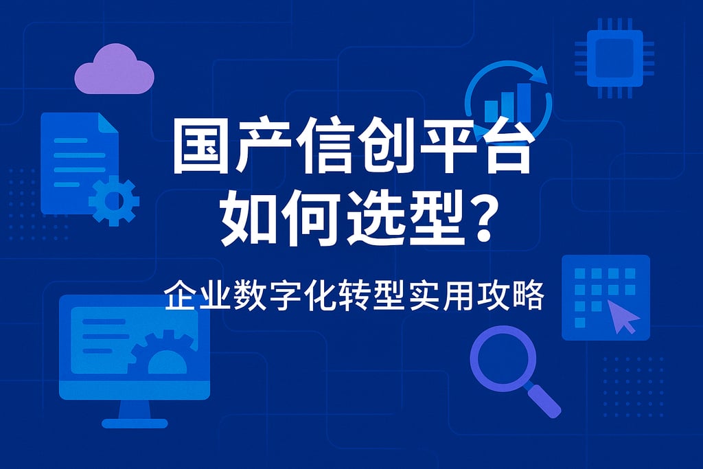 国产信创平台如何选型？企业数字化转型实用攻略