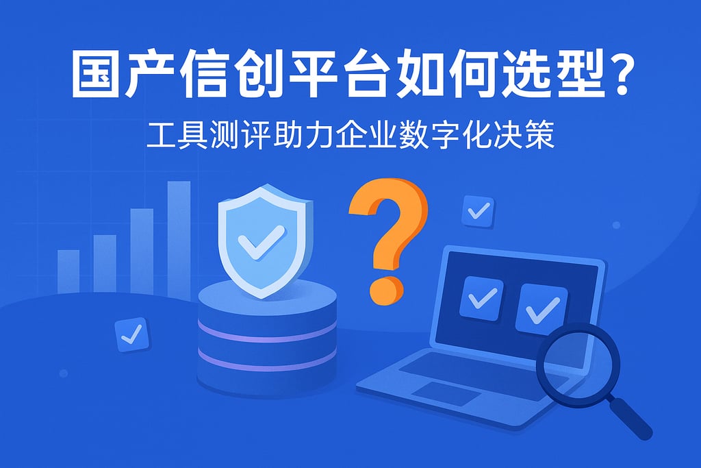 国产信创平台如何选型？工具测评助力企业数字化决策