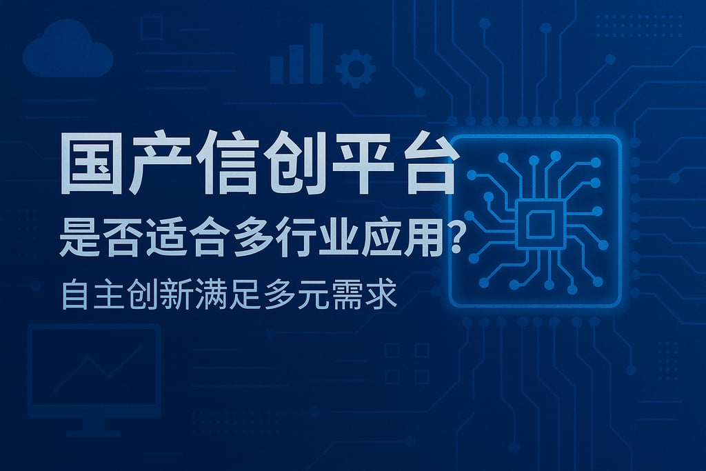 国产信创平台是否适合多行业应用？自主创新满足多元需求