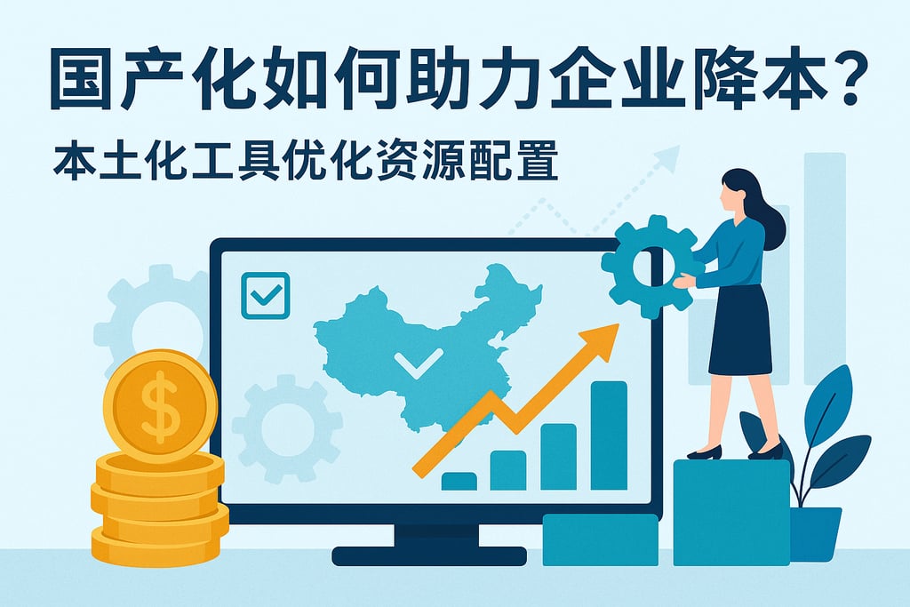 国产化如何助力企业降本？本土化工具优化资源配置