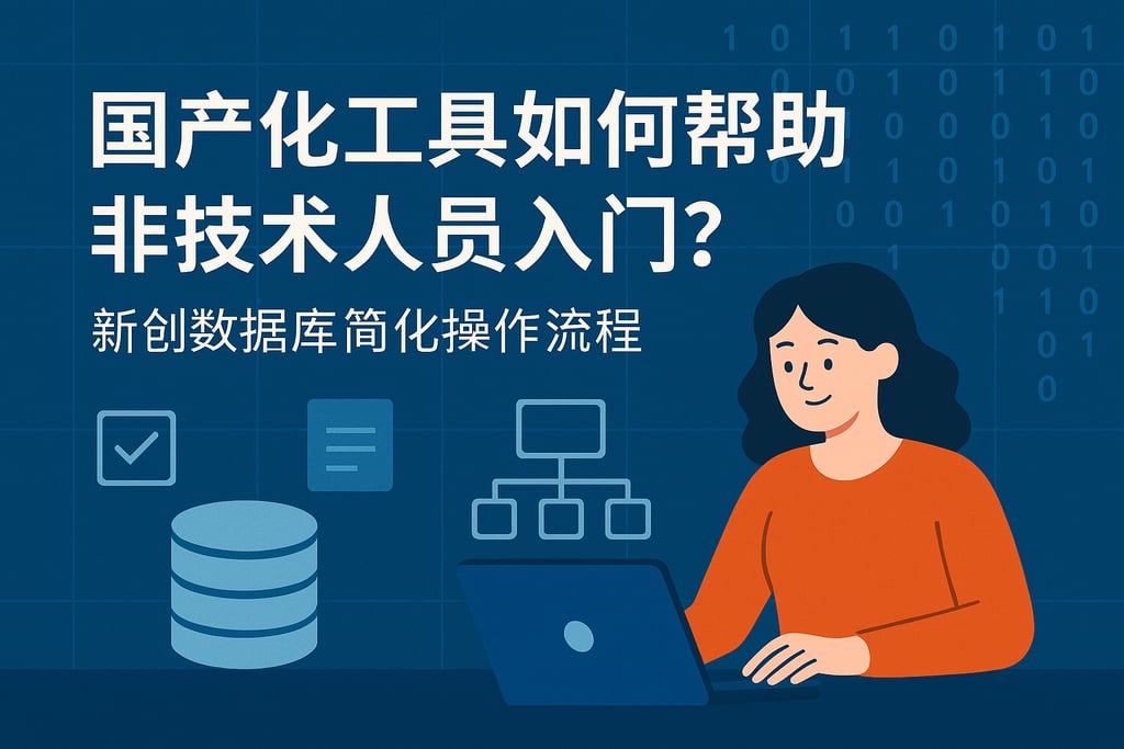 国产化工具如何帮助非技术人员入门？新创数据库简化操作流程