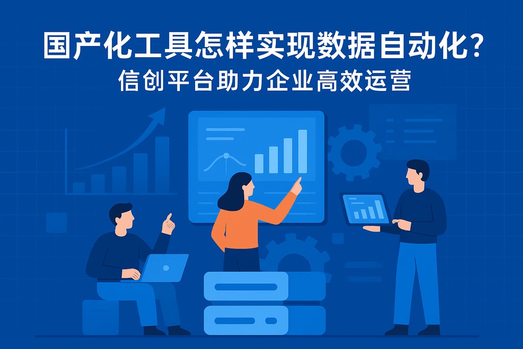 国产化工具怎样实现数据自动化？信创平台助力企业高效运营