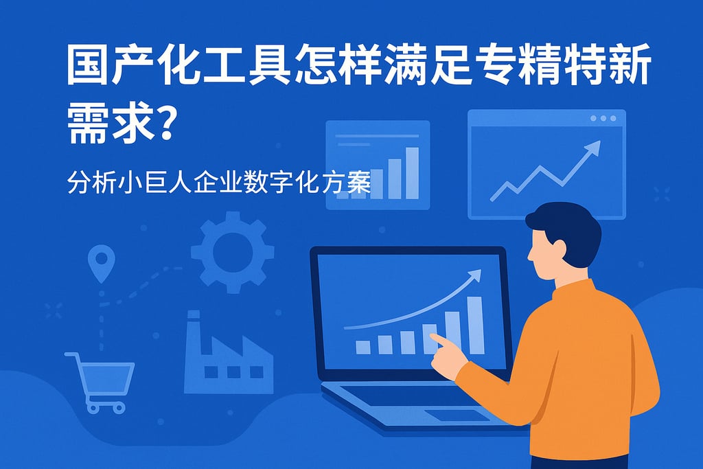 国产化工具怎样满足专精特新需求？分析小巨人企业数字化方案
